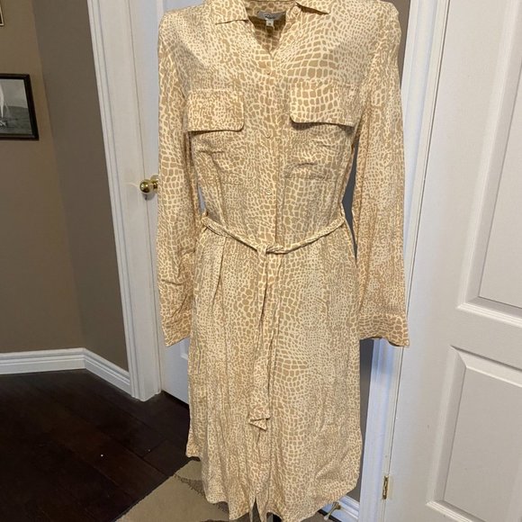 RAILS Alix Reptile Shirt Dress NWT Sz XS - Picture 2 of 16